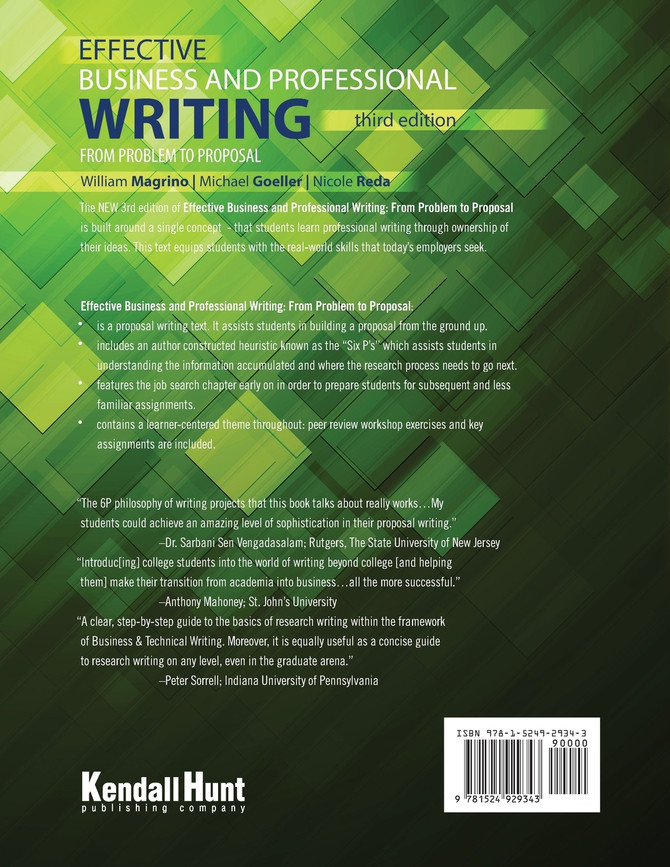 Effective Business and Professional Writing