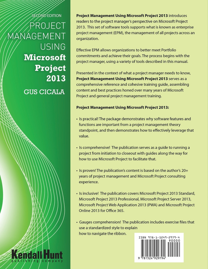 Project Management Using Microsoft Project 2013