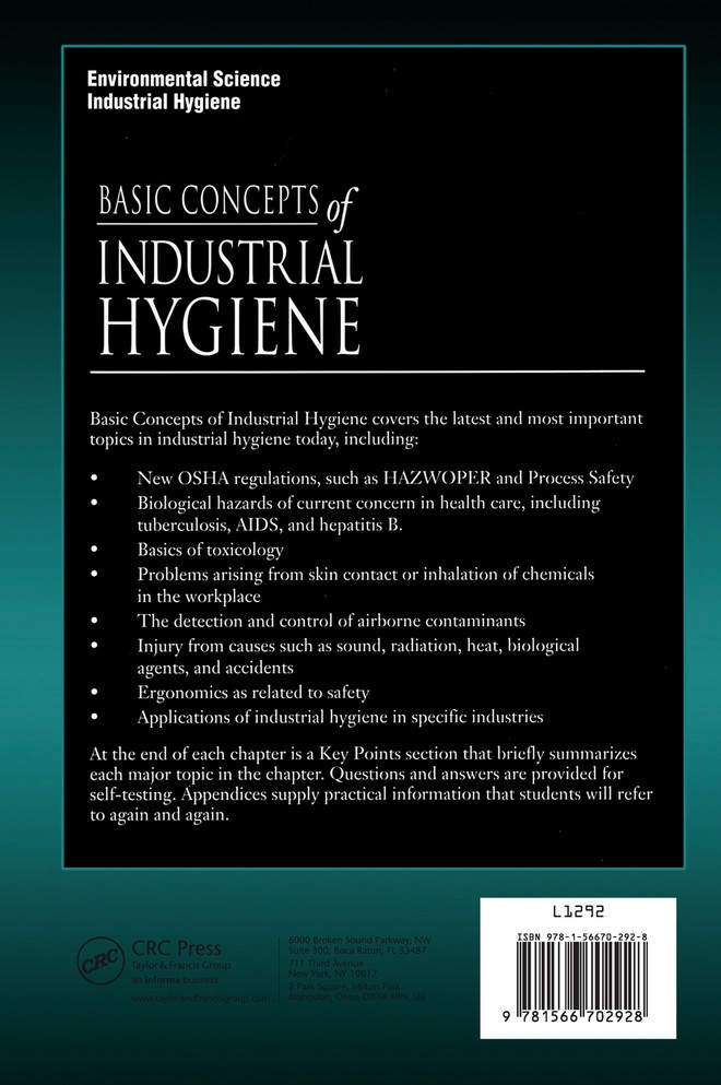Basic Concepts of Industrial Hygiene