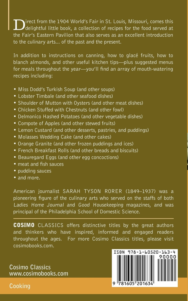 St. Louis World S Fair Souvenir Cook Book