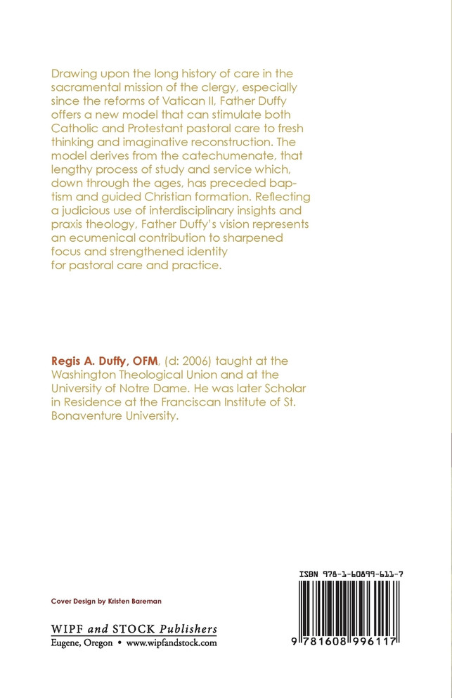 A Roman Catholic Theology of Pastoral Care A Roman Catholic Theology of Pastoral Care
