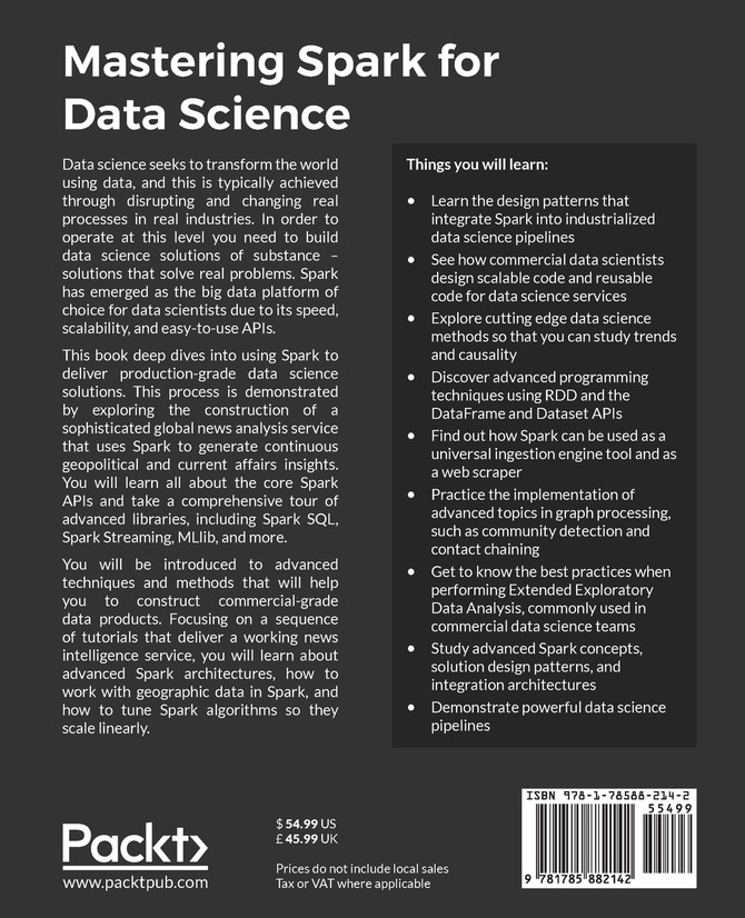 Mastering Spark for Data Science