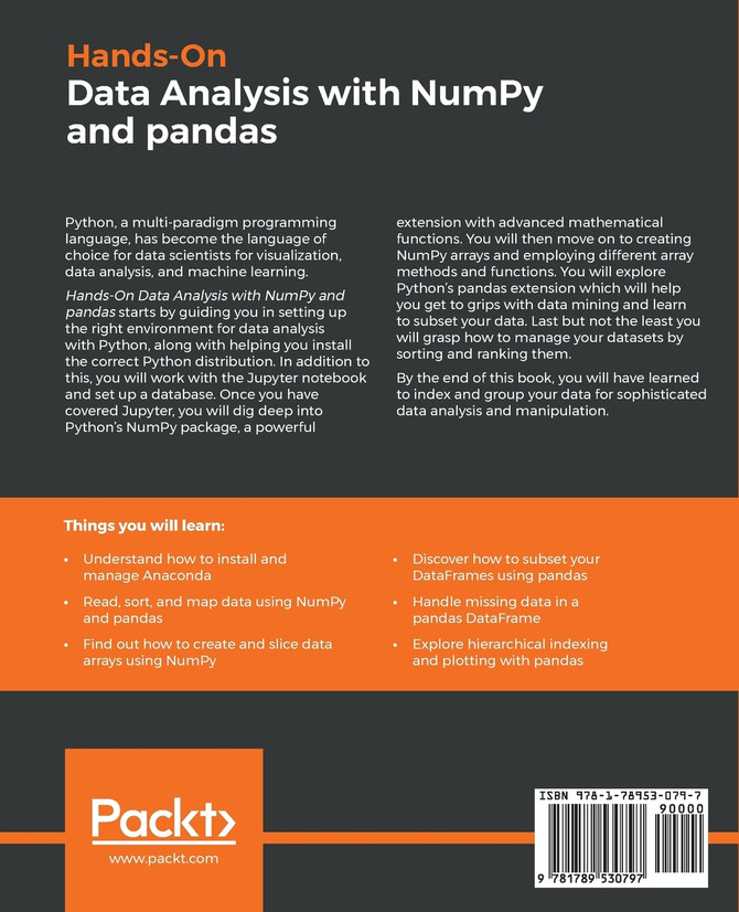 Hands-On Data Analysis with NumPy and Pandas