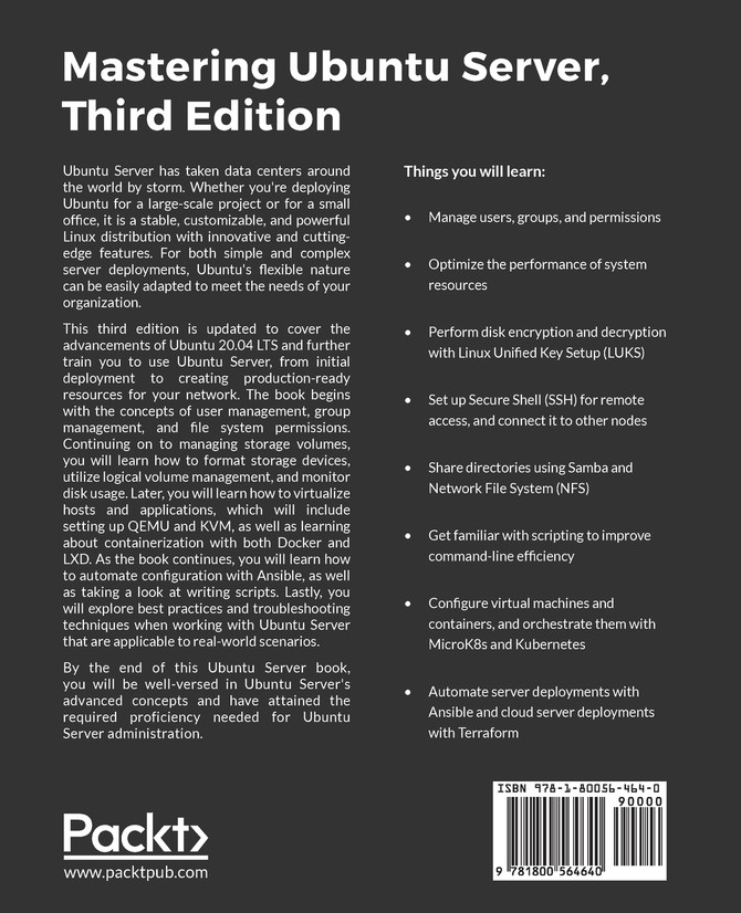 Mastering Ubuntu Server