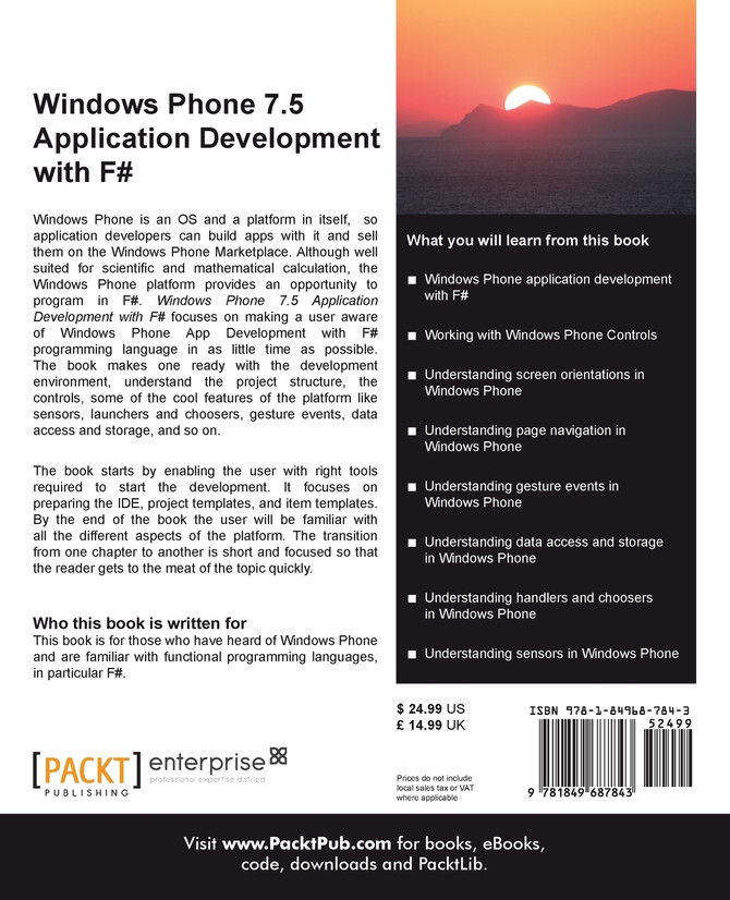 Windows Phone 7.5 Application Development with F#