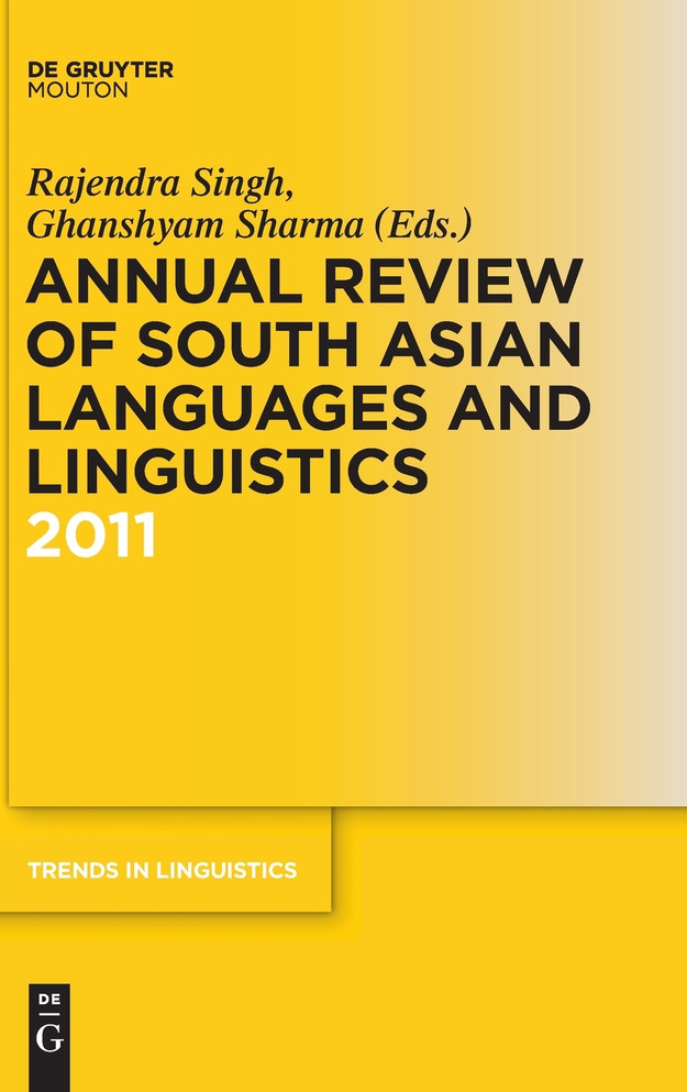 Annual Review of South Asian Languages and Linguistics