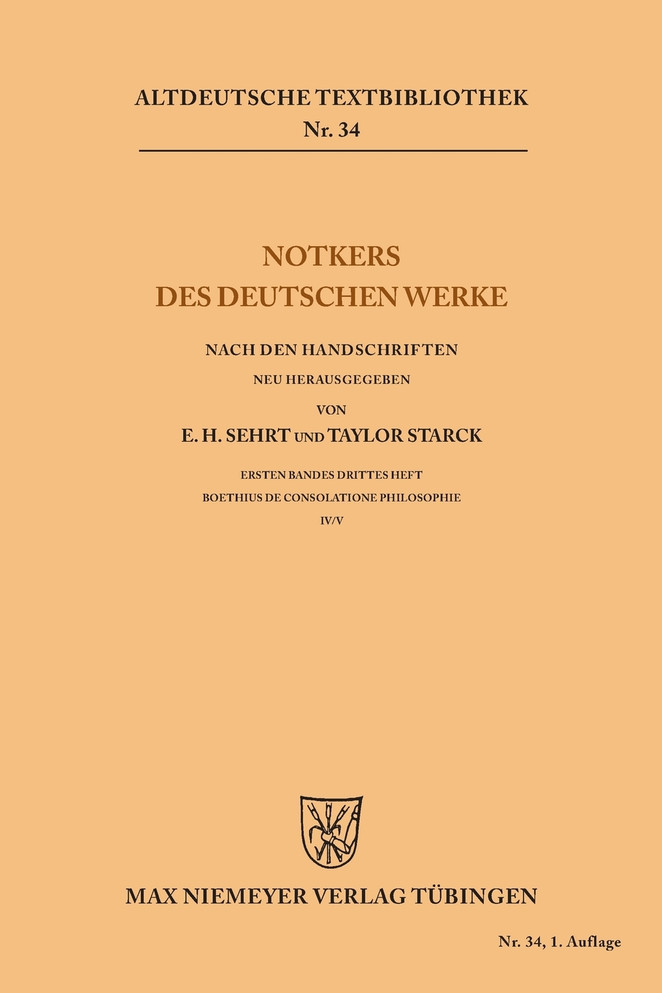 Notkers des Deutschen Werke