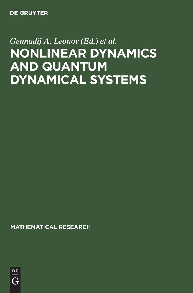 Nonlinear Dynamics and Quantum Dynamical Systems