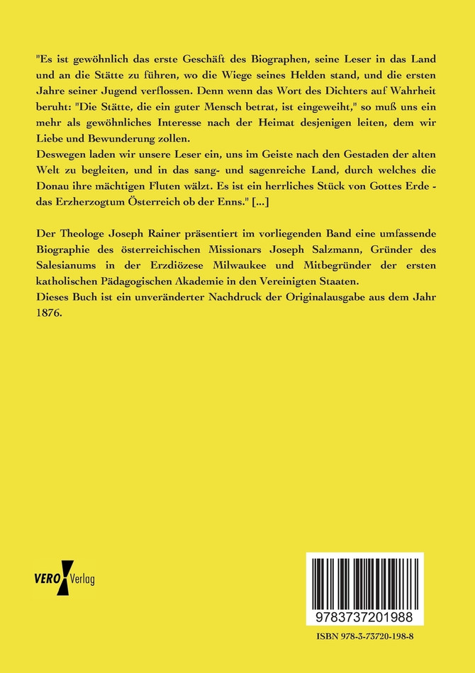 Dr. Joseph Salzmanns Leben und Wirken