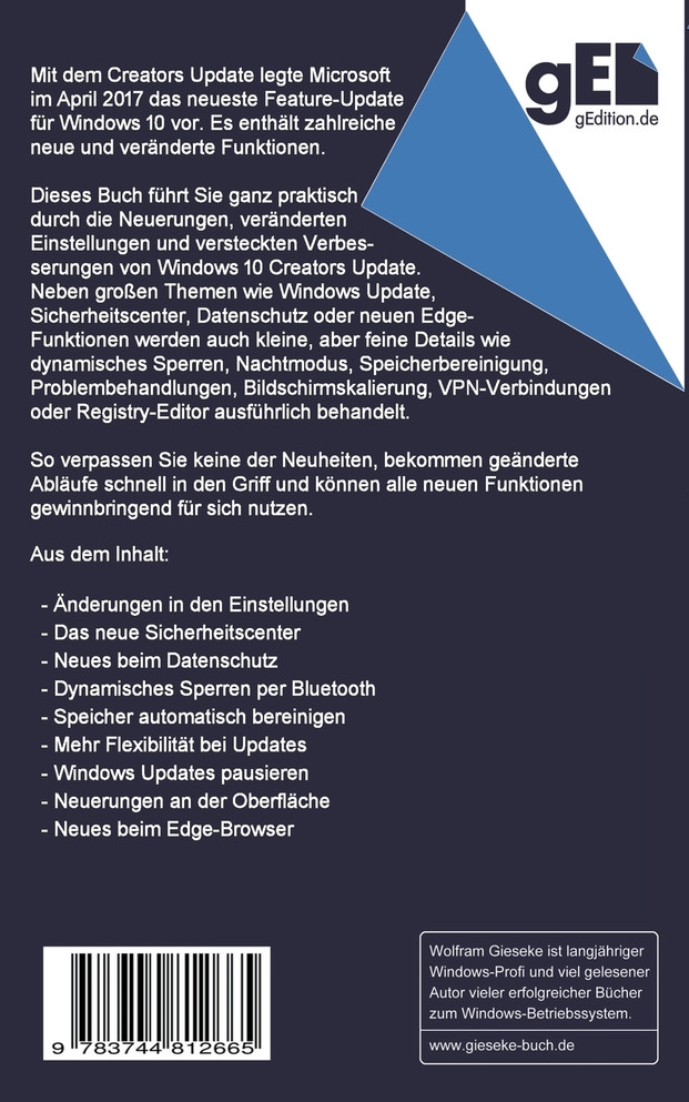Windows 10 Update - Frühjahr 2017