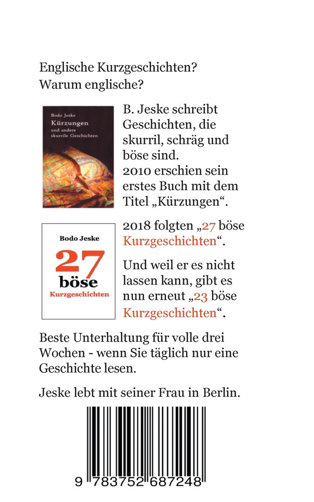 23 böse Kurzgeschichten