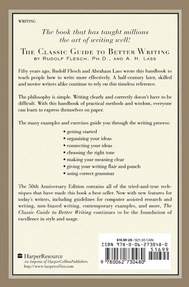 The Classic Guide to Better Writing