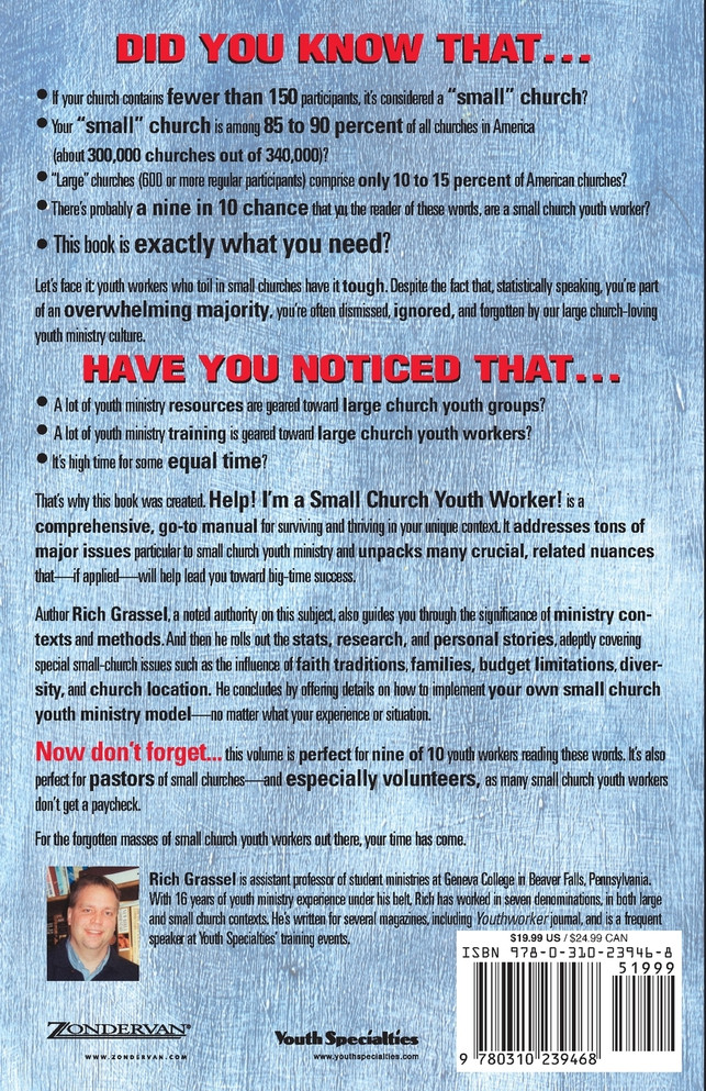 Help! I'm a Small Church Youth Worker