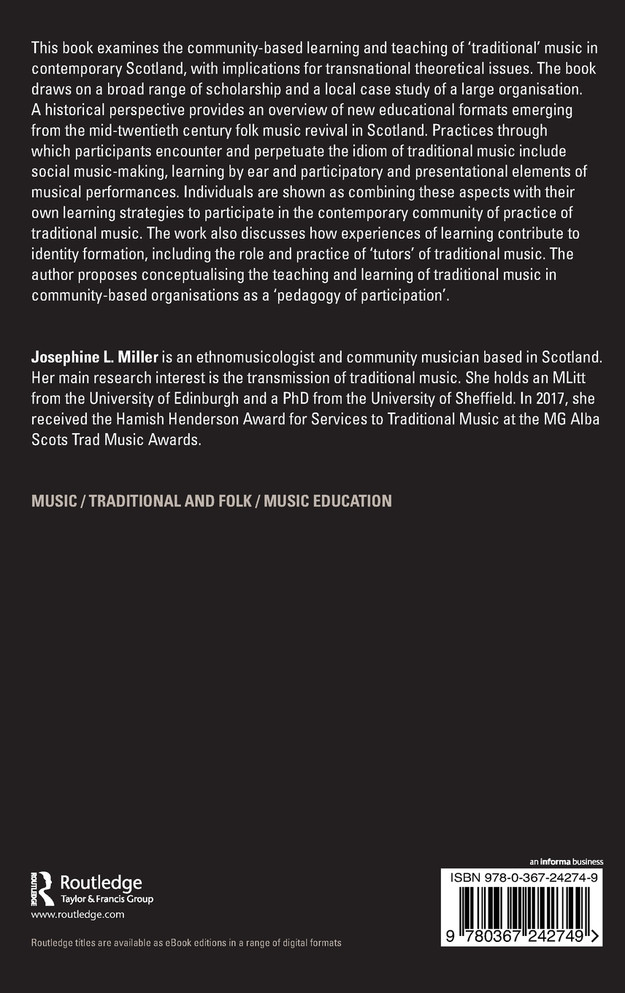 Community-based Traditional Music in Scotland