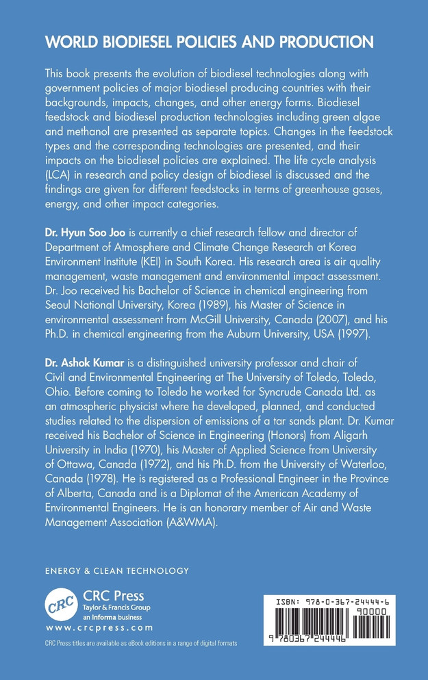 World Biodiesel Policies and Production