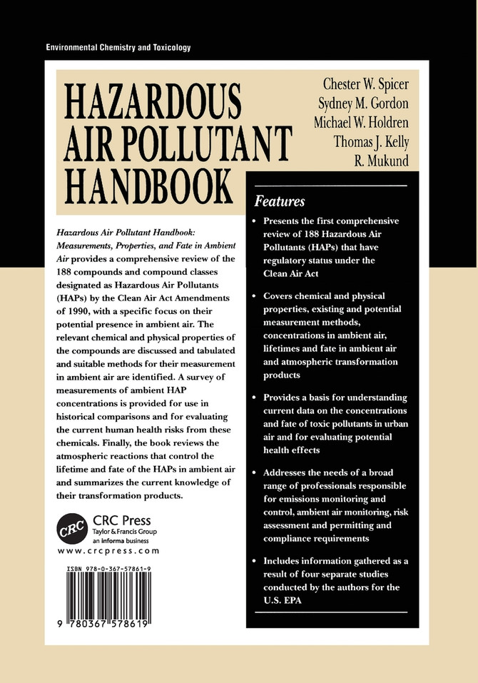 Hazardous Air Pollutant Handbook