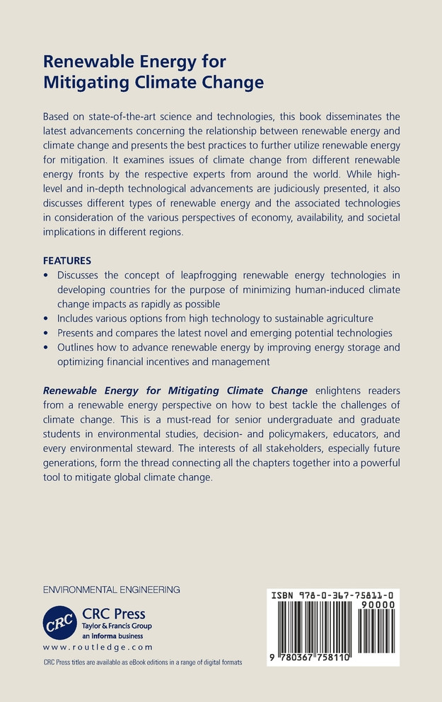 Renewable Energy for Mitigating Climate Change