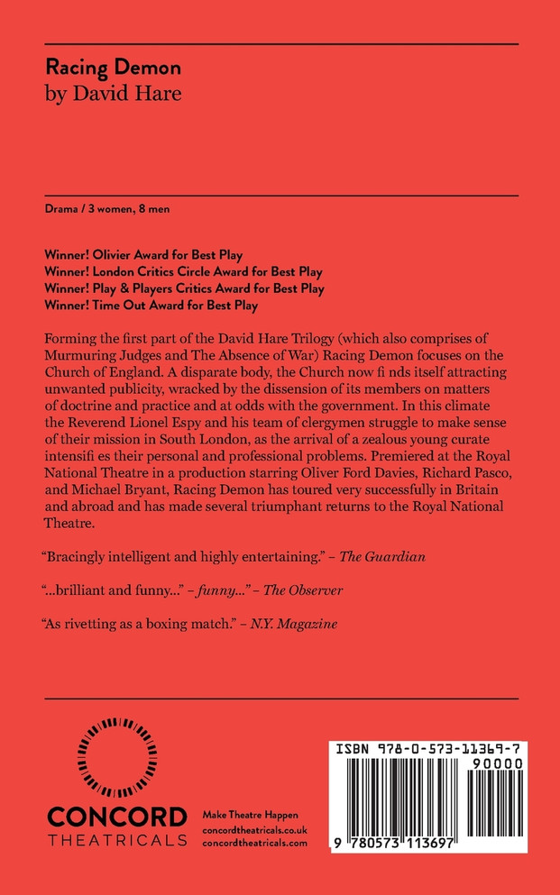 Racing Demon - A Play