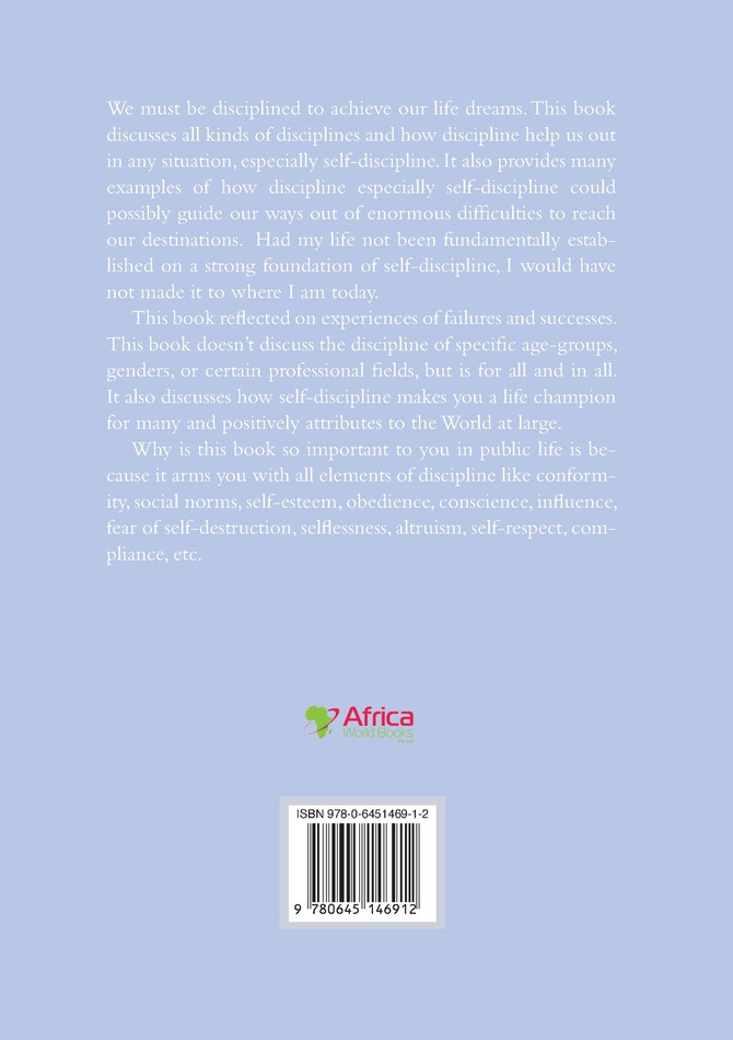 A M AT T E R of DISCIPLINE