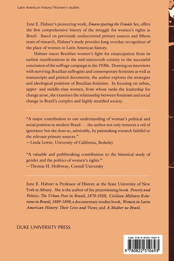 Emancipating the Female Sex