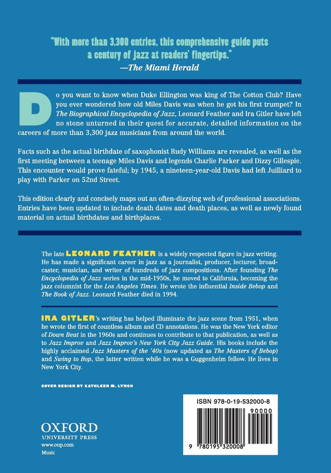 The Biographical Encyclopedia of Jazz