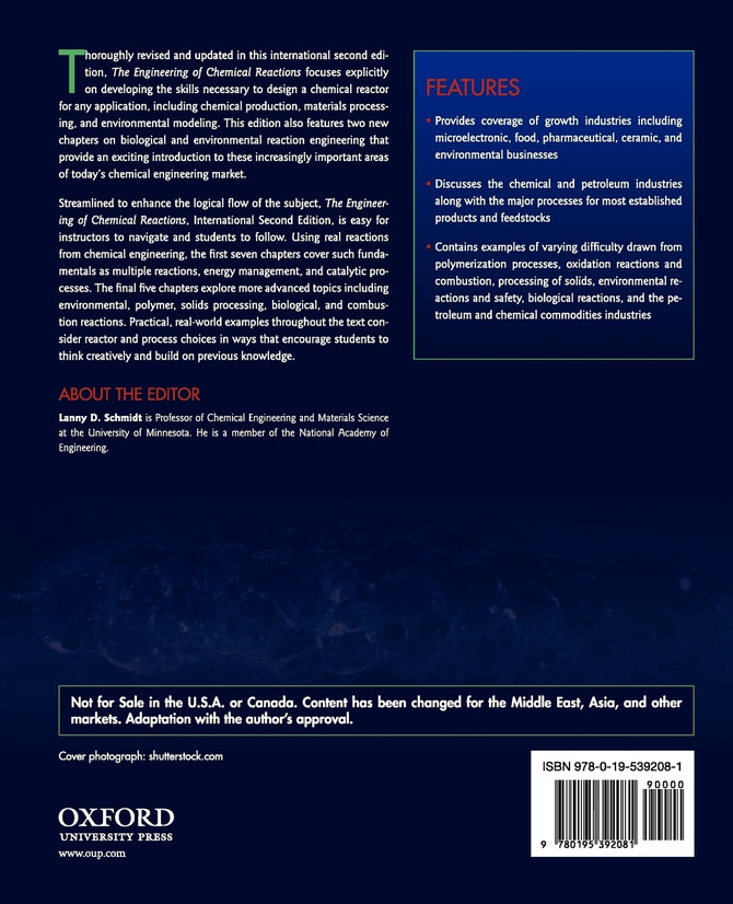 The Engineering of Chemical Reactions, International 2nd. edition