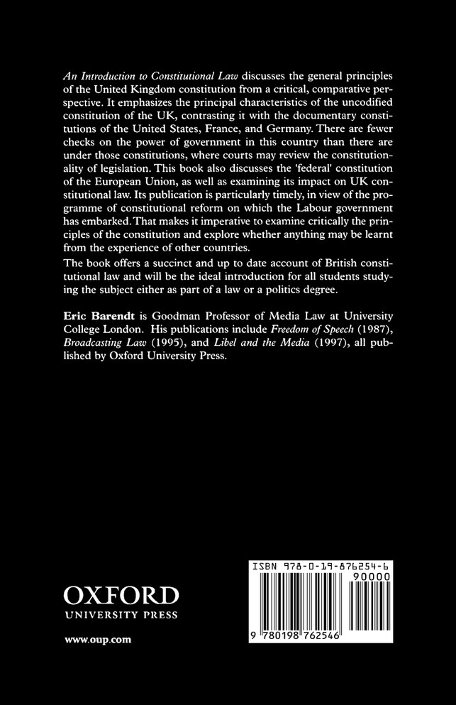 An Introduction to Constitutional Law