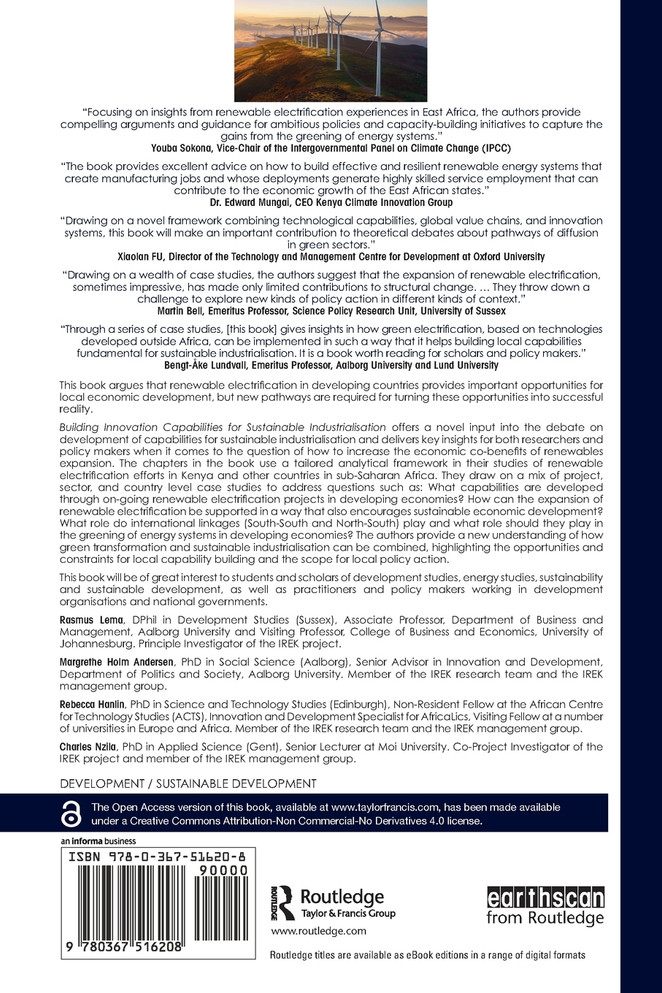 Building Innovation Capabilities for Sustainable Industrialisation