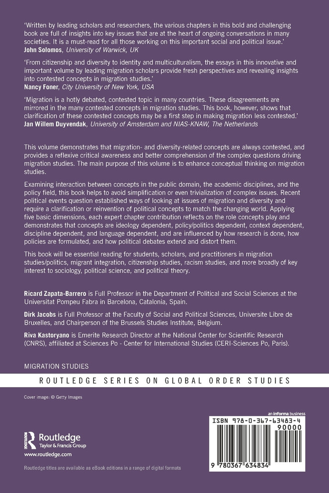 Contested Concepts in Migration Studies
