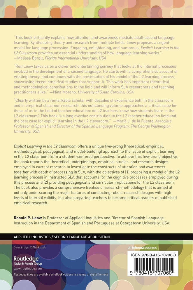 Explicit Learning in the L2 Classroom