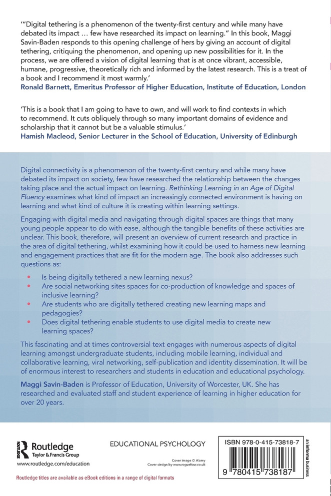 Rethinking Learning in an Age of Digital Fluency
