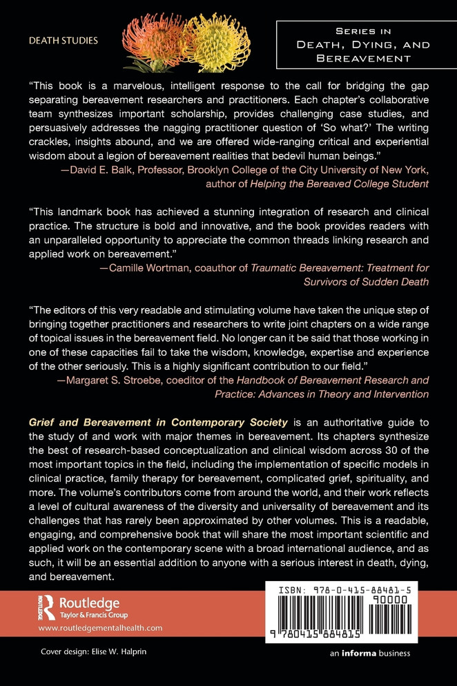 Grief and Bereavement in Contemporary Society