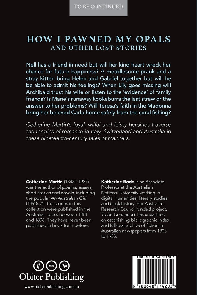 How I Pawned My Opals and Other Lost Stories