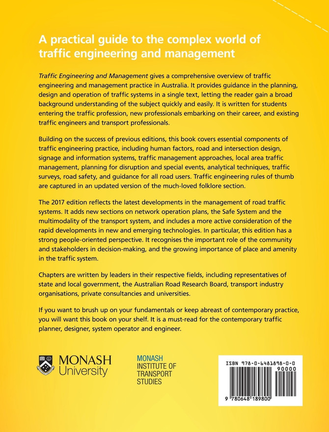 Traffic Engineering and Management, 7th Edition