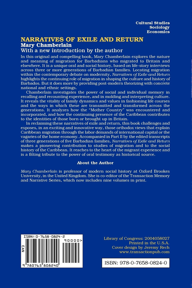 Narratives of Exile and Return