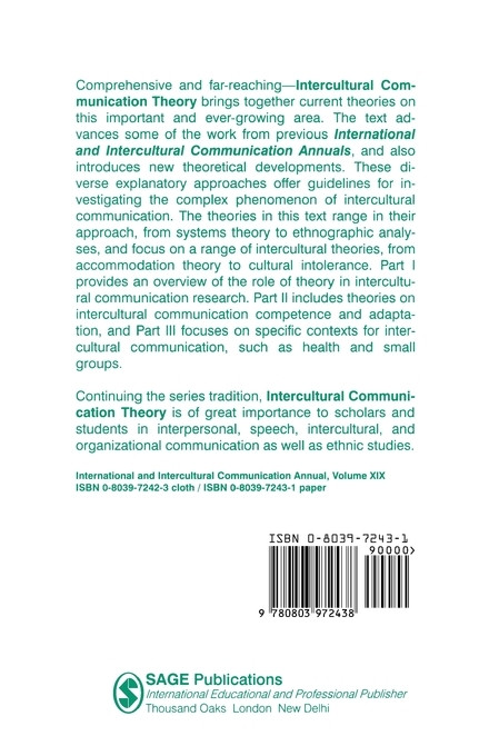 Intercultural Communication Theory