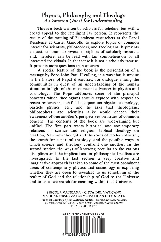 Physics, Philosophy, and Theology
