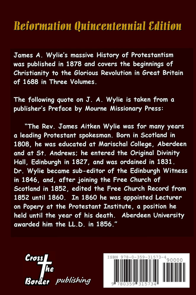 The History of Protestantism Vol. I