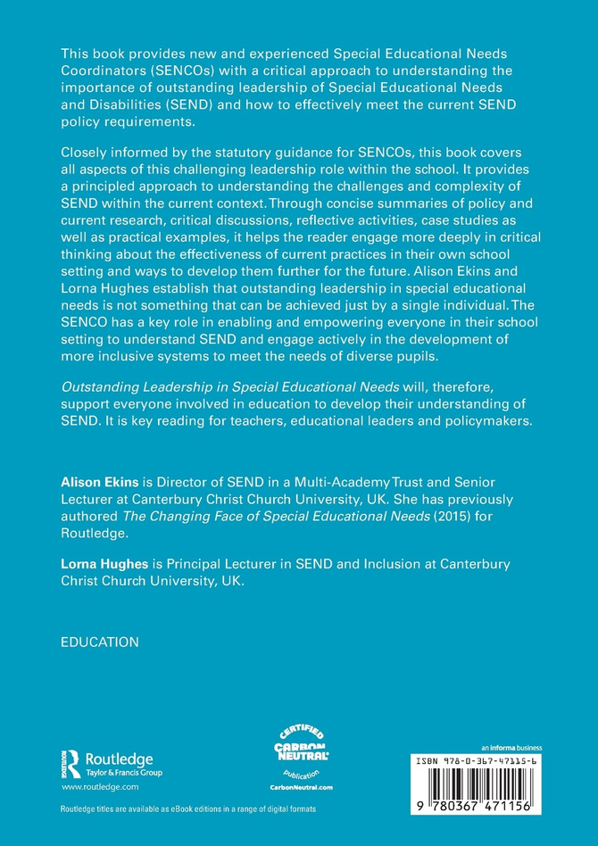Outstanding Leadership in Special Educational Needs