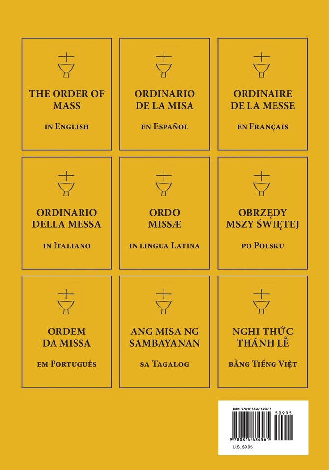 Order of Mass in Nine Languages