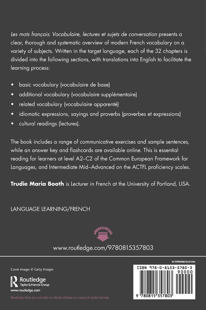 Les mots français