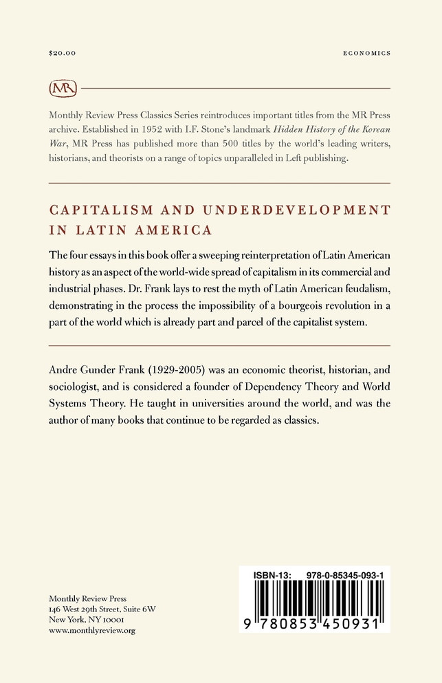 Capitalism and Underdevelopment in Latin America