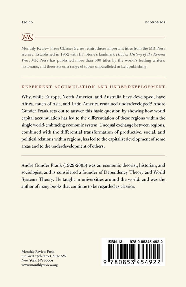 Dependent Accumulation and Underdevelopment
