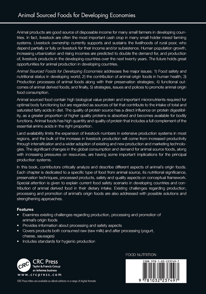 Animal Sourced Foods for Developing Economies