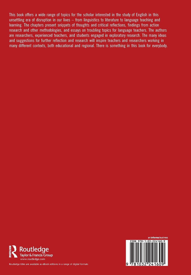 English Linguistics, Literature, and Language Teaching in a Changing Era