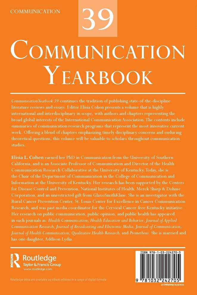 Communication Yearbook 39