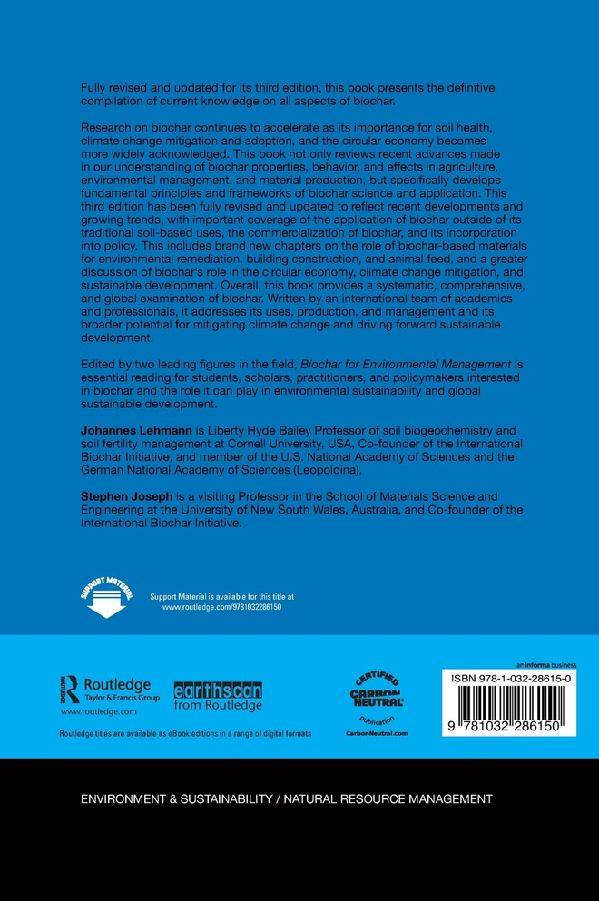 Biochar for Environmental Management