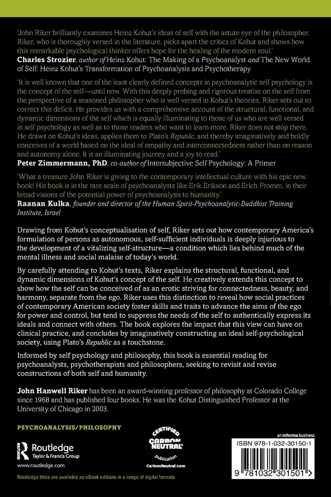 Kohut's Self Psychology for a Fractured World