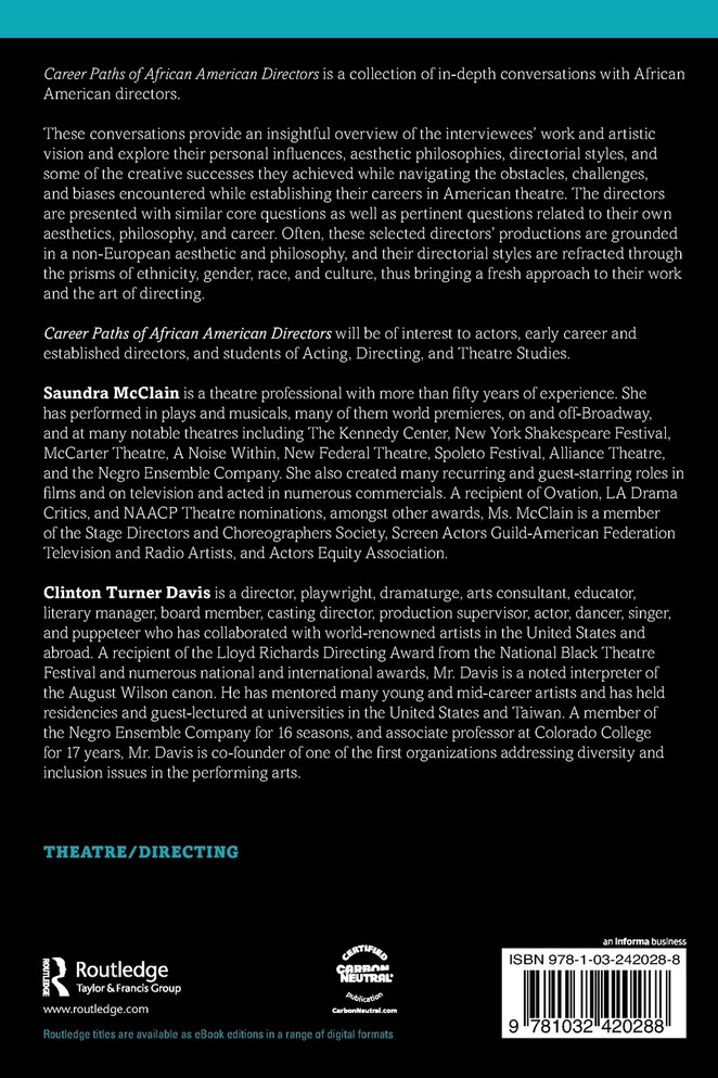 Career Paths of African American Directors