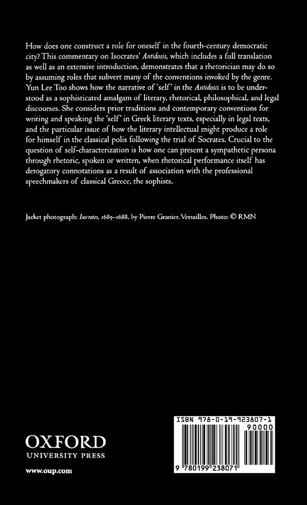 A Commentary on Isocrates' Antidosis